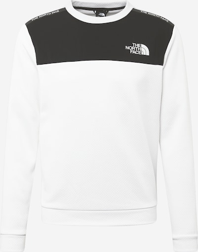 THE NORTH FACE Sweat de sport 'Train' en noir / blanc, Vue avec produit