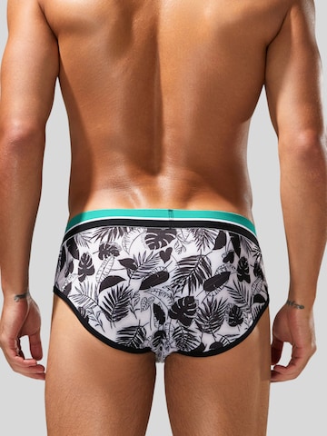 SEOBEAN Slip 'Brief Tropical' in Schwarz