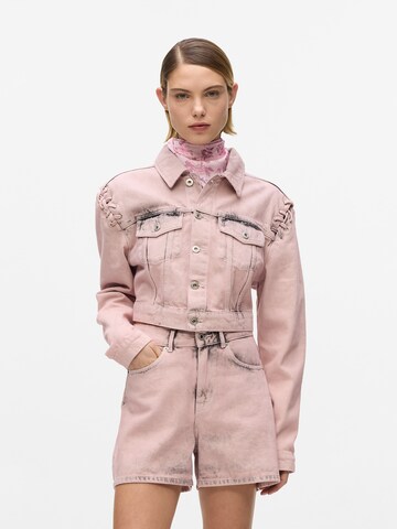 KARL LAGERFELD JEANS Between-season jacket in Pink: front