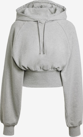ADIDAS BY STELLA MCCARTNEY Спортен суитшърт в сиво: отпред