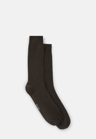 Chaussettes Boggi Milano en marron : devant