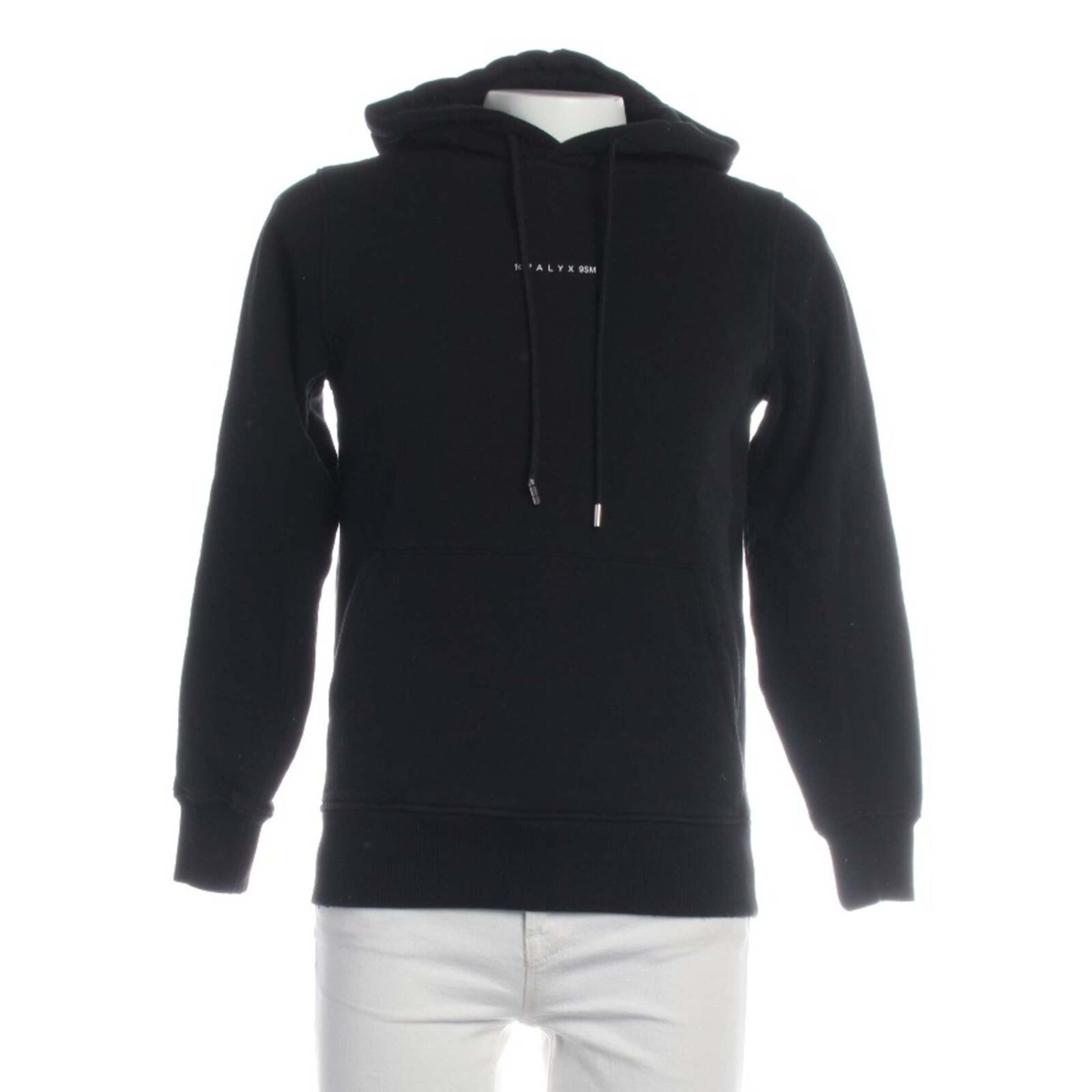 1017 ALYX 9SM Sweatshirt / Sweatjacke XS in Schwarz: Vorderseite