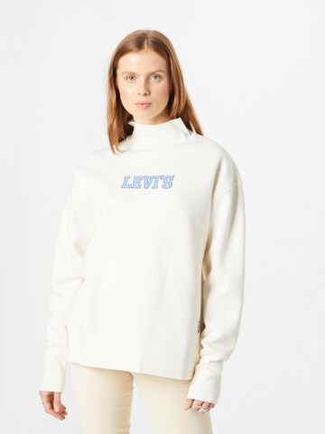 LEVI'S ® Bluzka sportowa 'Graphic Gardenia Crew' w kolorze biały: przód