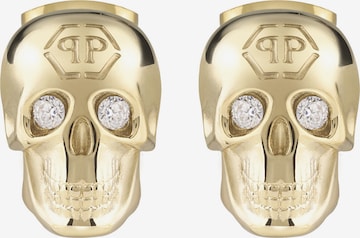 Philipp Plein Jewellery Earring '3D SKULL' in Gold: front