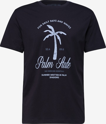 Street One MEN Shirt in Blue: front