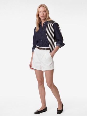Koton Loose fit Pleat-front trousers in White