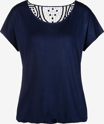 T-shirt VIVANCE en bleu : devant