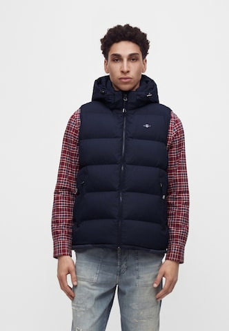 GANT Bodywarmer 'ACTIVE' in Blauw: voorkant