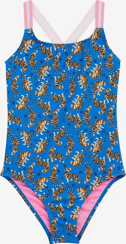 WE Fashion Swimsuit in Blue: front