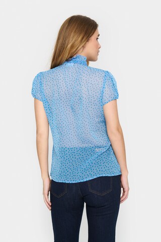 SAINT TROPEZ Bluse 'Lilja' in Blau