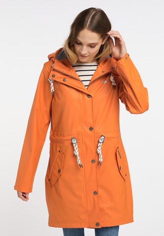 Schmuddelwedda Raincoat in Orange: front