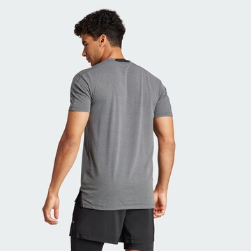 ADIDAS PERFORMANCE Функционална тениска в сиво