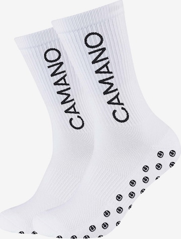 camano Athletic Socks in White: front