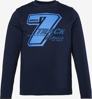 Men Plus Shirt in Blue: front