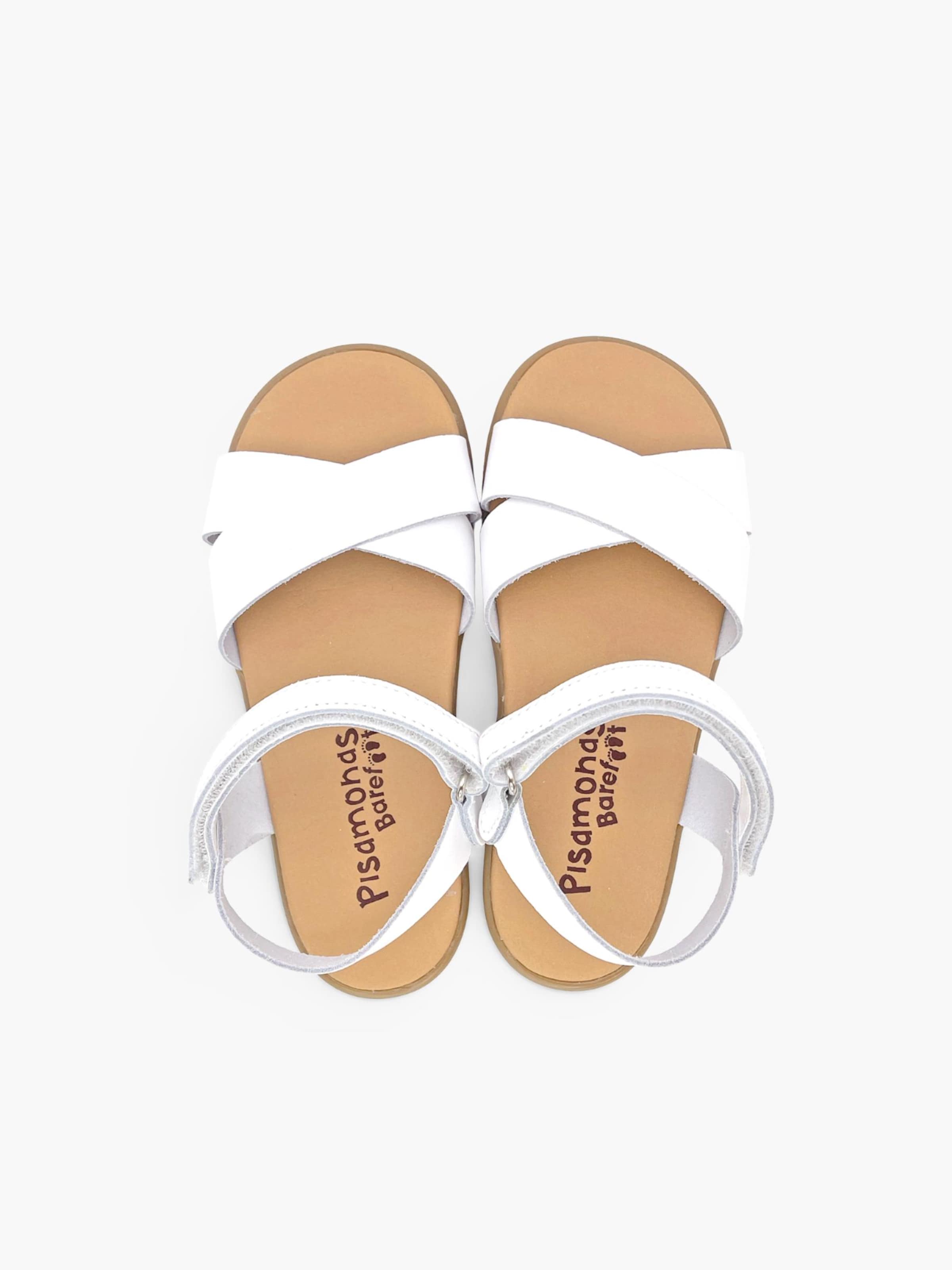 Pisamonas - Sandalias en blanco