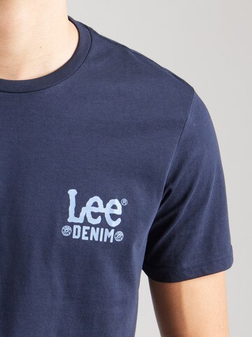T-Shirt Lee en bleu