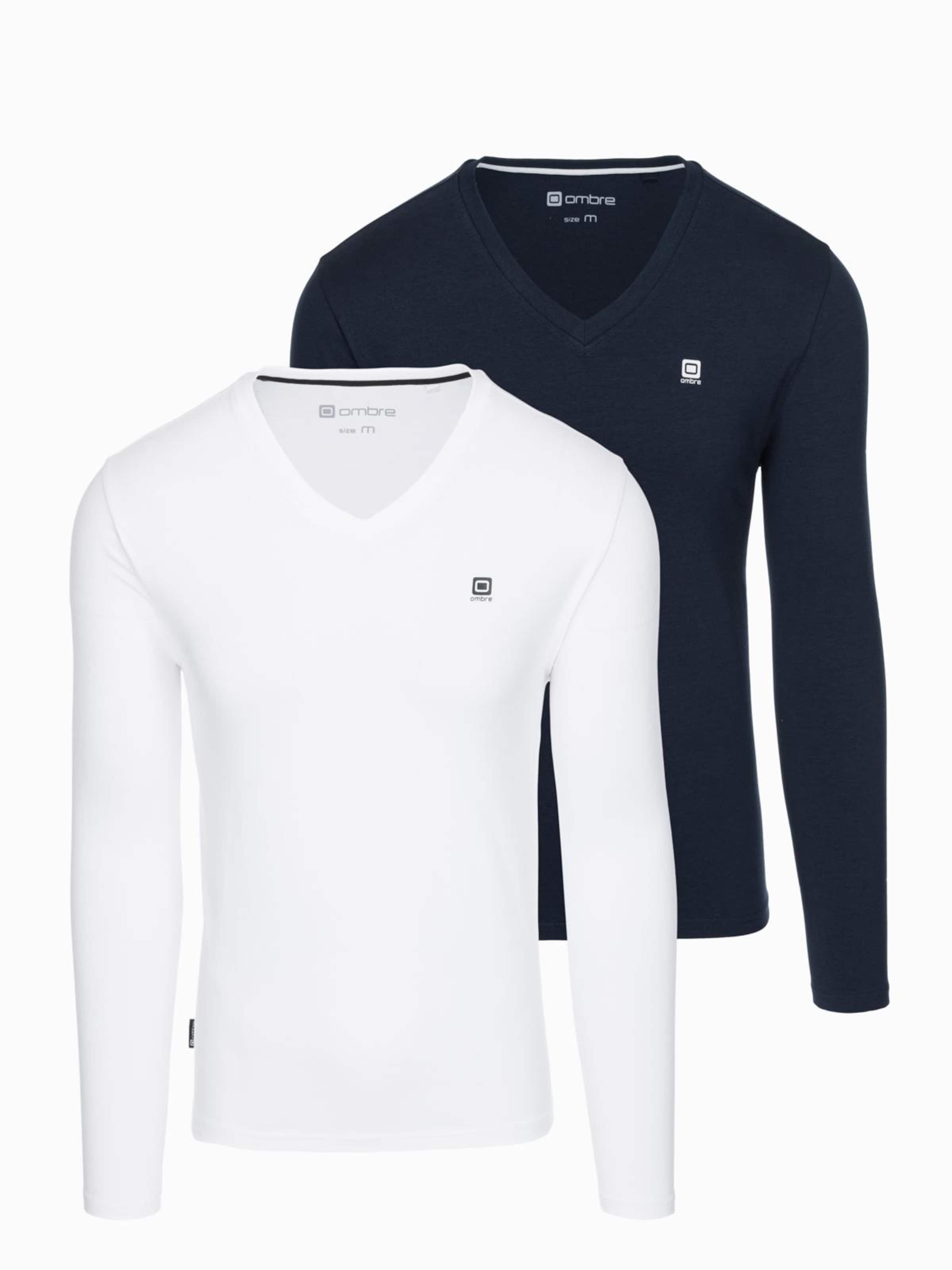 Ombre Shirt in Blue: front