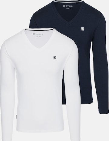 Ombre Shirt in Blue: front