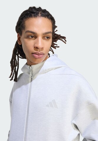 Veste de survêtement 'Z.N.E.' ADIDAS SPORTSWEAR en gris
