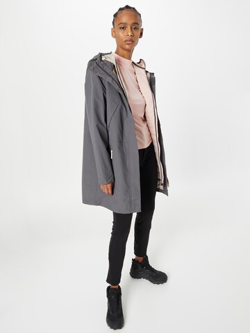 Kari Traa Outdoor Coat 'KVITNE' in Grey