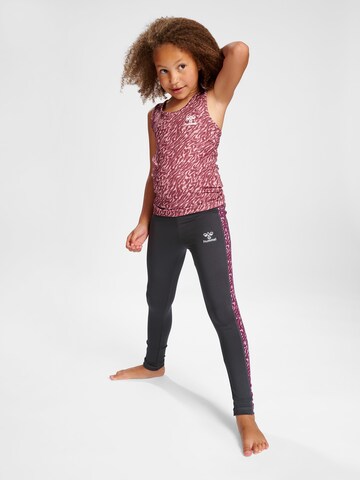 Hummel Slim fit Leggings 'SANNE' in Black