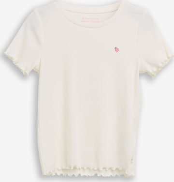 TOM TAILOR T-Shirt in Beige: Vorderseite