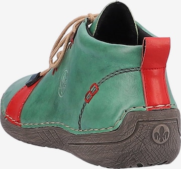 Rieker Sportovní šněrovací boty – zelená