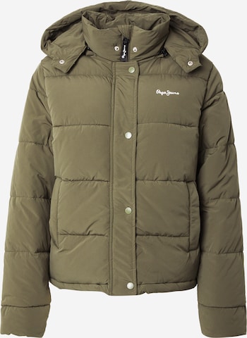 Pepe Jeans Jacke in Grün: Vorderseite