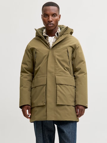 Jack & Jones Premium Зимняя парка 'JPRCCMOON' в Зеленый: спереди