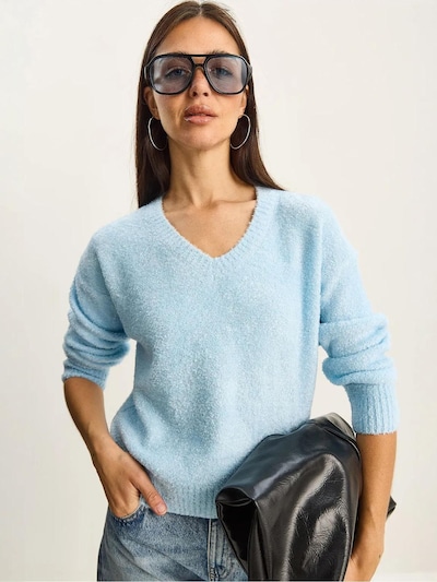 Bianco Lucci Pull-over 'Pullover' en S-M en bleu, Vue avec produit