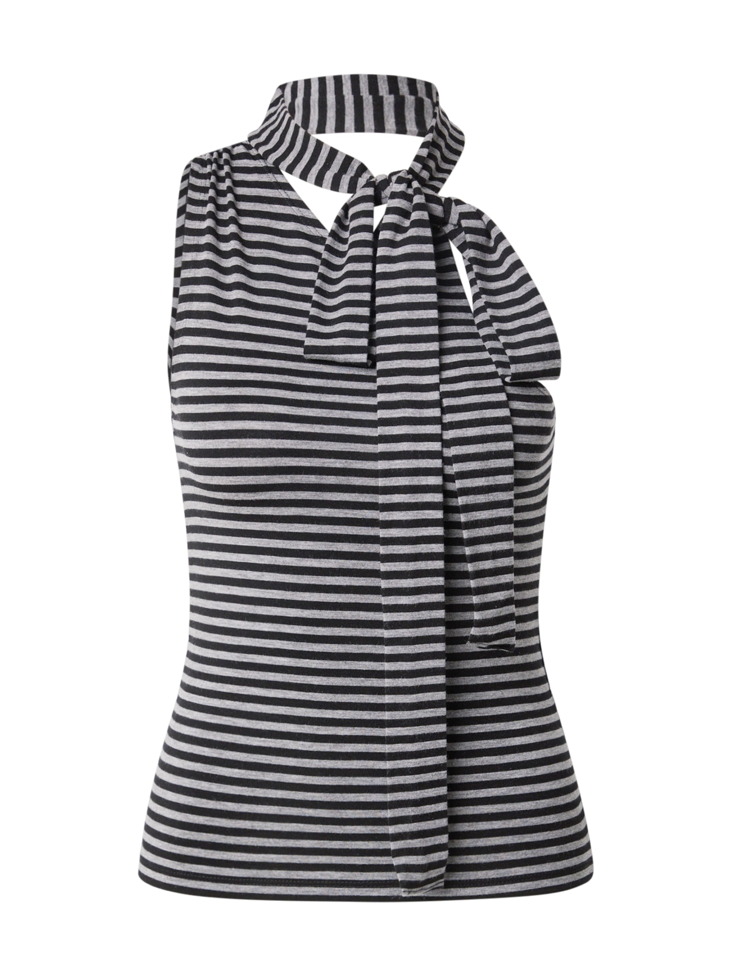 Haut 'Iza' WEEKDAY en gris : devant