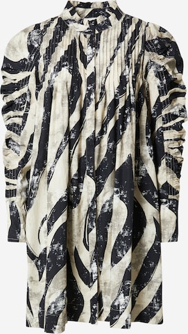 Copenhagen Muse Košilové šaty 'TITTI' – béžová: přední strana