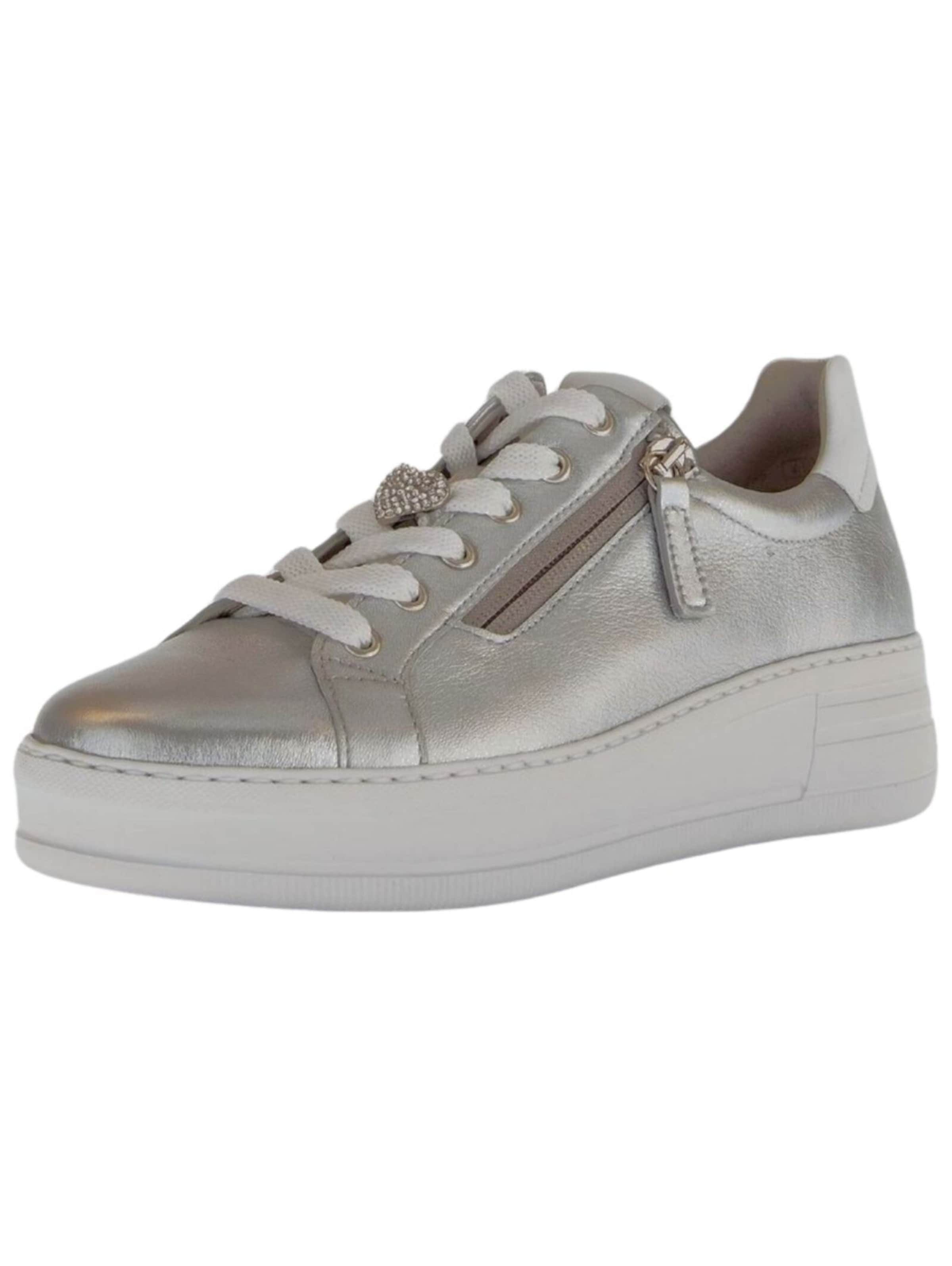 GABOR Sneaker in Silber: Vorderseite