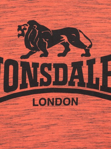 LONSDALE Majica 'Gargave' | oranžna barva