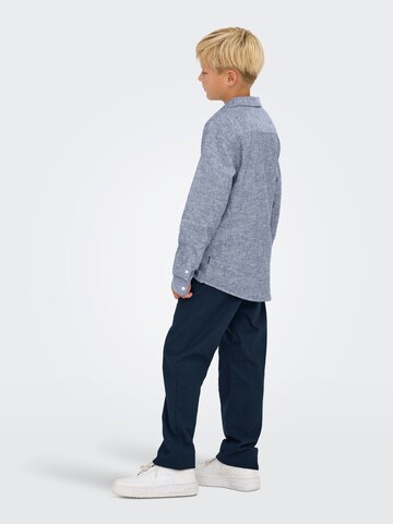 Only & Sons Junior Regular fit Overhemd 'OSJCAIDEN' in Blauw
