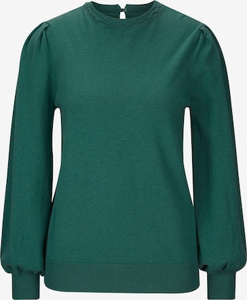 Linea Tesini by heine Sweater in Green: front
