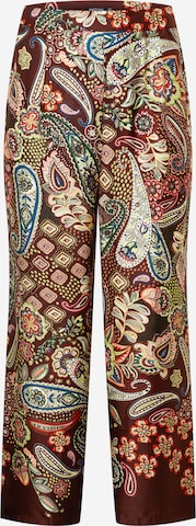 ruda Nasty Gal Plus Plačios klešnės Kelnės: priekis