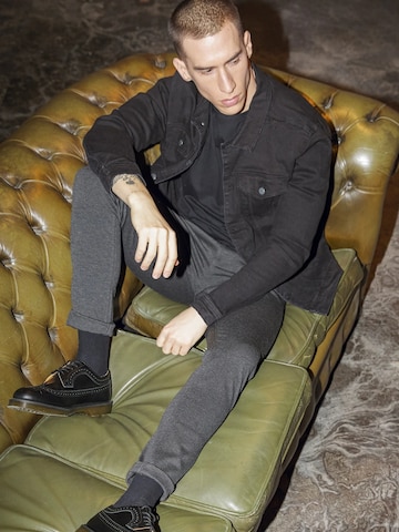 Denim Project Regular Pants ' Ponte ' in Grey