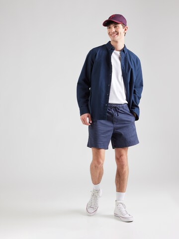 Regular Pantalon HOLLISTER en bleu