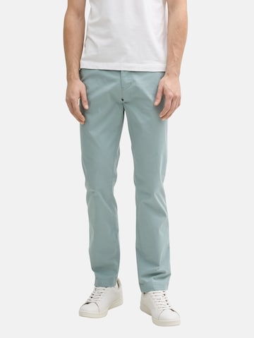 regular Pantaloni chino di TOM TAILOR in verde: frontale