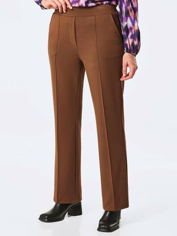 Goldner Regular Broek 'VERA' in Bruin