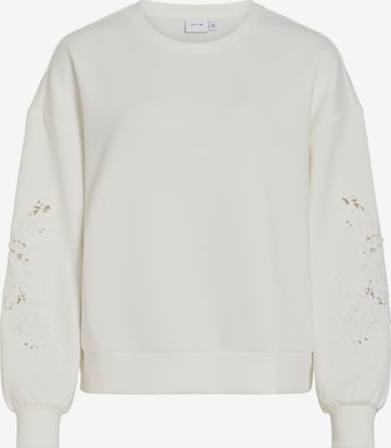 Sweat-shirt 'VISiffi' VILA en blanc : devant