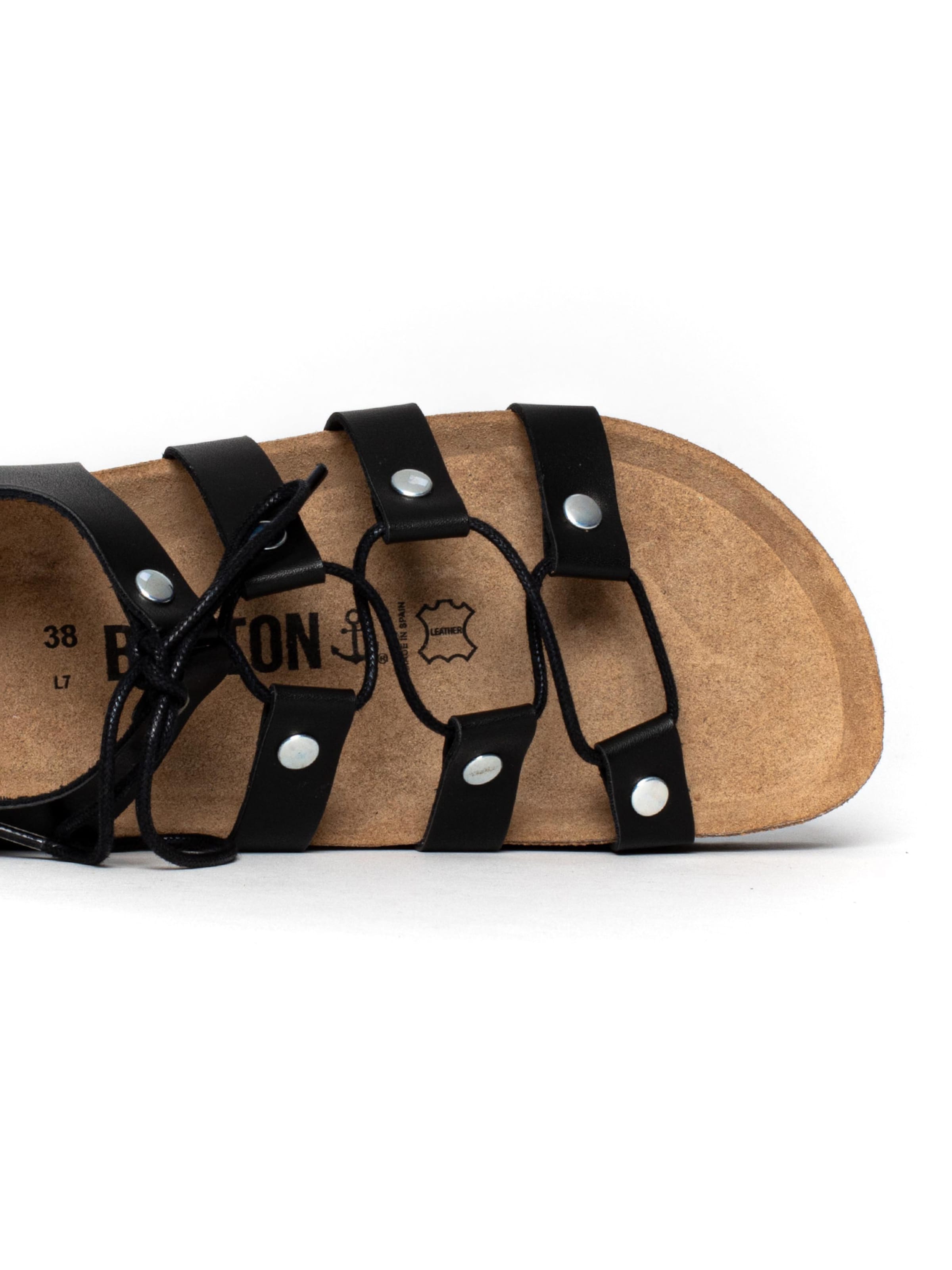 Bayton Remienkové sandále 'Jaen' - Čierna