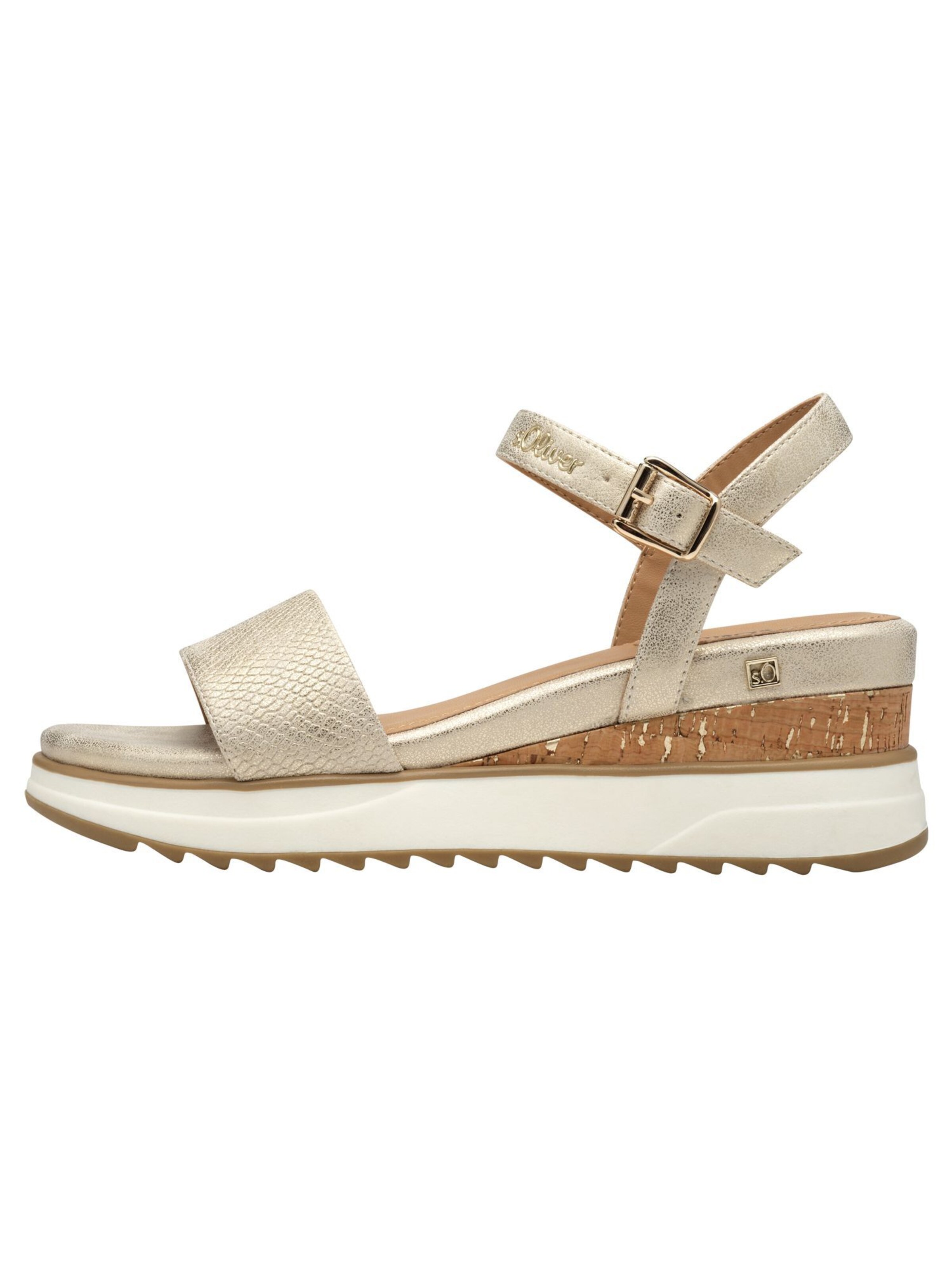 s.Oliver Sandale in Beige