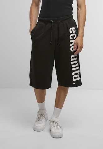 Regular Pantalon Ecko Unlimited en noir : devant