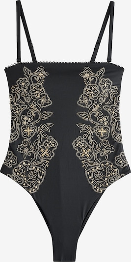 Maudymosi kostiumėlis iš Mint Velvet, spalva – smėlio spalva / juoda, Prekių apžvalga