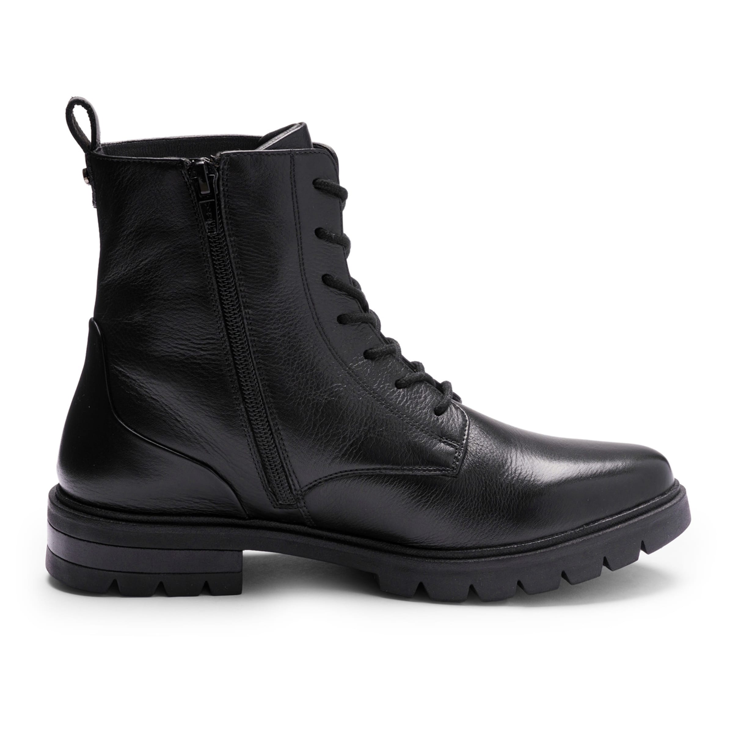 ARA Lace-Up Ankle Boots in Black