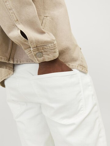 JACK & JONES Tapered Jeans i hvid