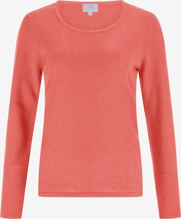CASH-MERE.CH Kaschmir Pullover in Rot: Vorderseite