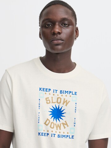 BLEND T-shirt 'BHJOEY' i vit